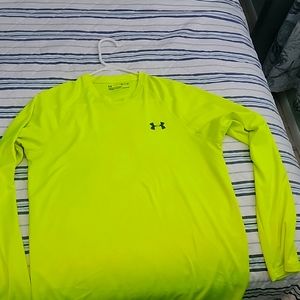 Neon yellow long sleeve shirt